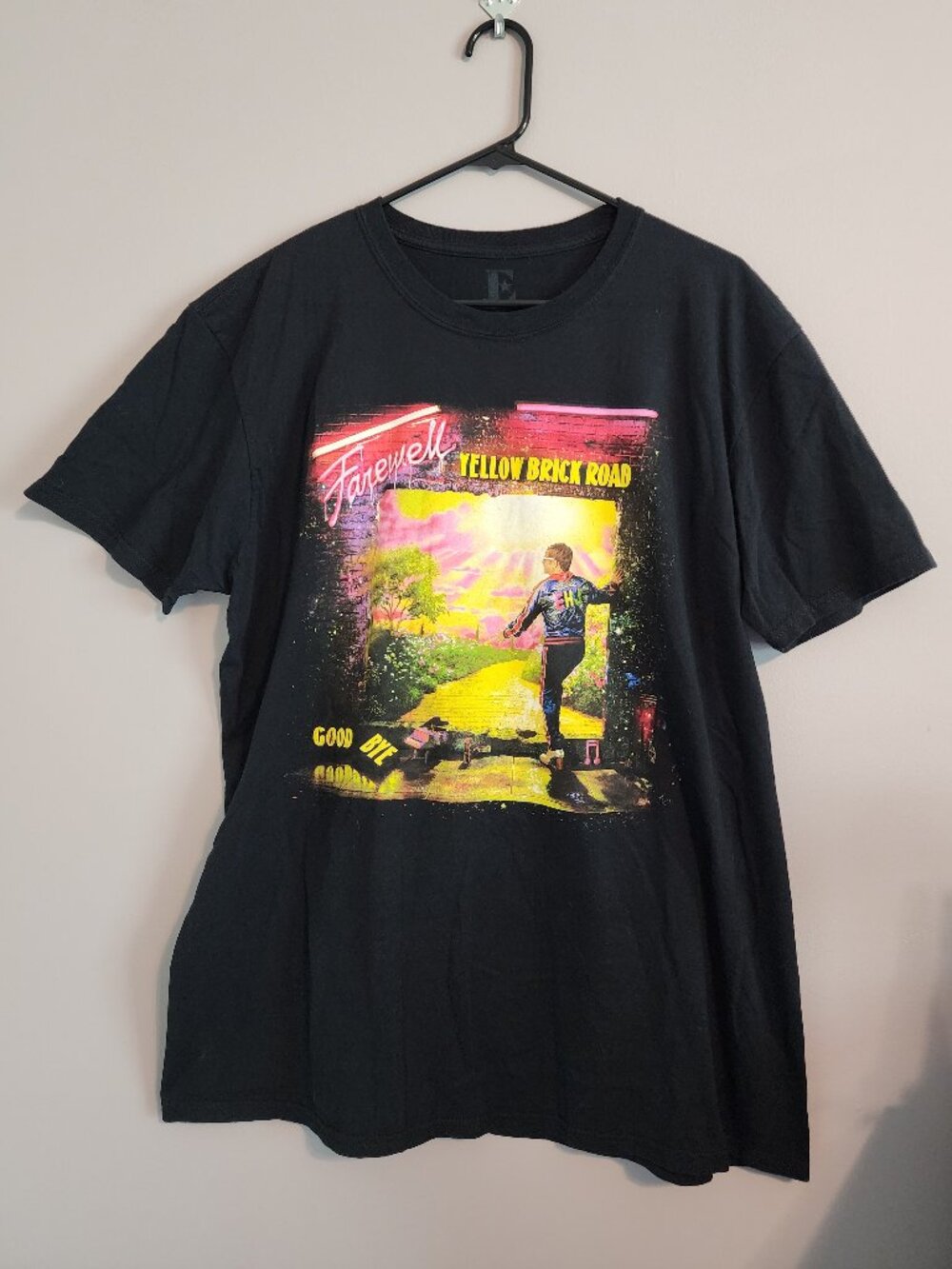 Elton John 2019 Farewell Tour Goodbye Yellow Brick Road Tee XL